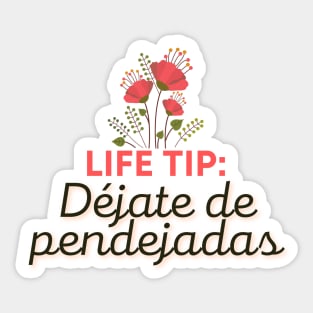 Life Tip Sticker